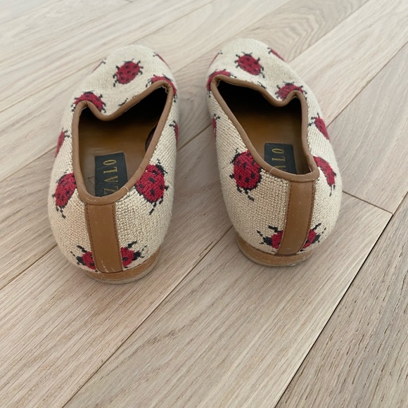Zalo needlepoint ladybug loafers - Picture 3 of 3